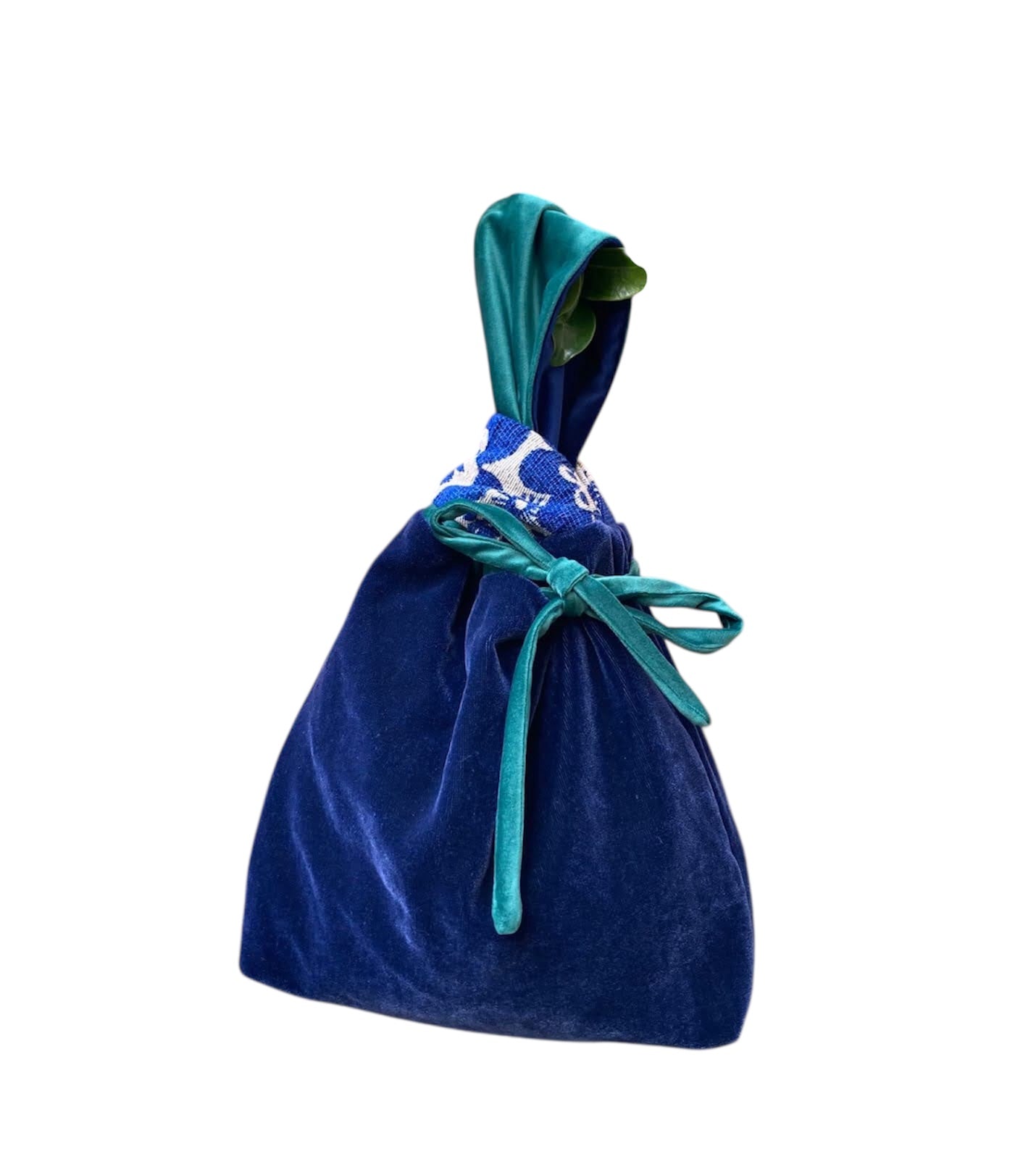 Borsa E280 in velluto e broccato