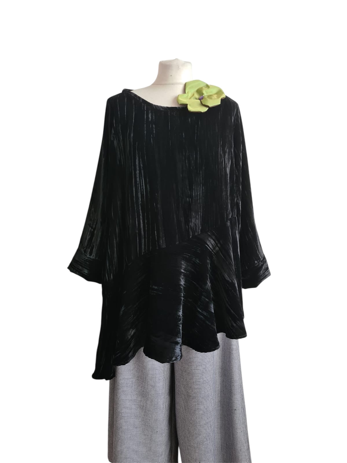 Blusa in velluto I40