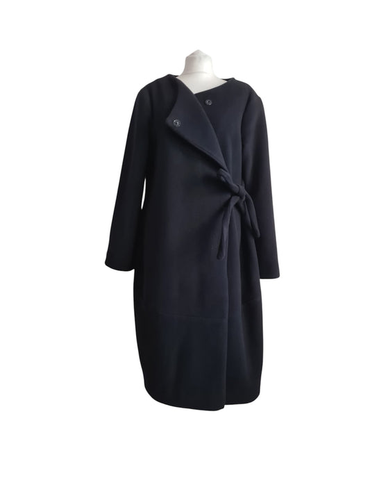 Cardigan / cappotto I37 foderato  color nero