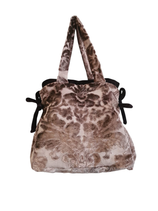 Borsa E273 in velluto devore'