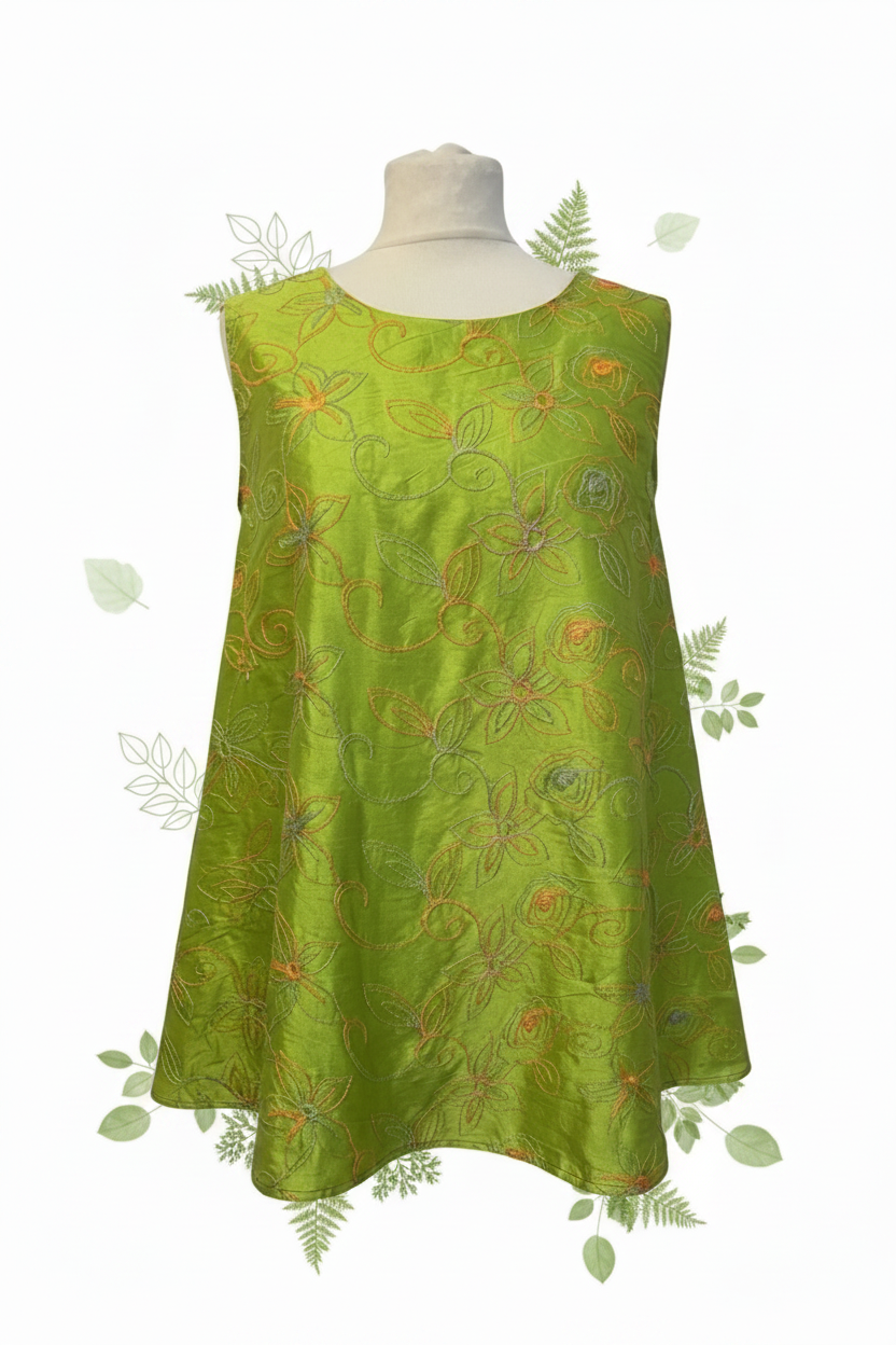 Blusa in seta ricamata P/E 134